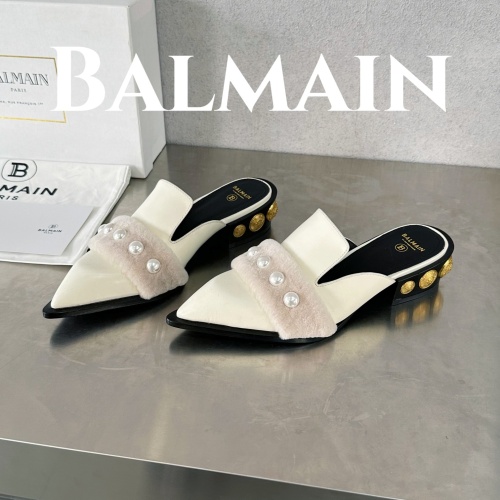 Balmain Slippers For Women #1174288 $130.00 USD, Wholesale Replica Balmain Slippers