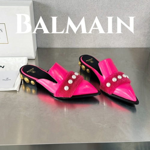 Replica Balmain Slippers For Women #1174290 $130.00 USD for Wholesale