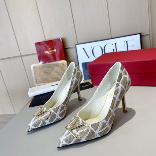 Valentino High-Heeled Shoes For Women #1174369 $96.00 USD, Wholesale Replica Valentino High-Heeled Shoes