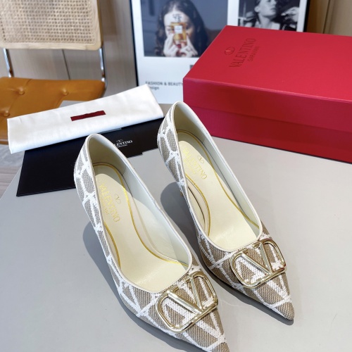 Replica Valentino High-Heeled Shoes For Women #1174369 $96.00 USD for Wholesale