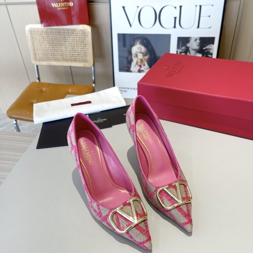 Replica Valentino High-Heeled Shoes For Women #1174370 $96.00 USD for Wholesale