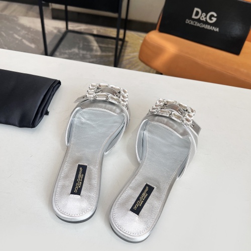 Replica Dolce & Gabbana D&G Slippers For Women #1174386 $85.00 USD for Wholesale