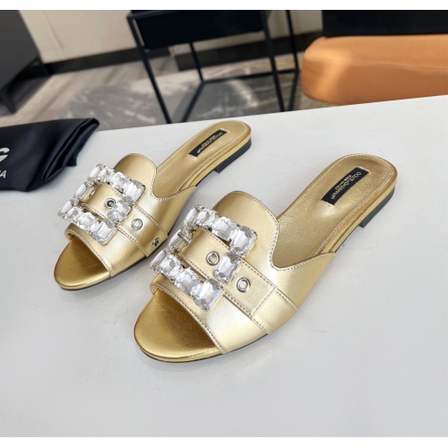 Dolce &amp; Gabbana D&amp;G Slippers For Women #1174387 $85.00 USD, Wholesale Replica Dolce &amp; Gabbana D&amp;G Slippers