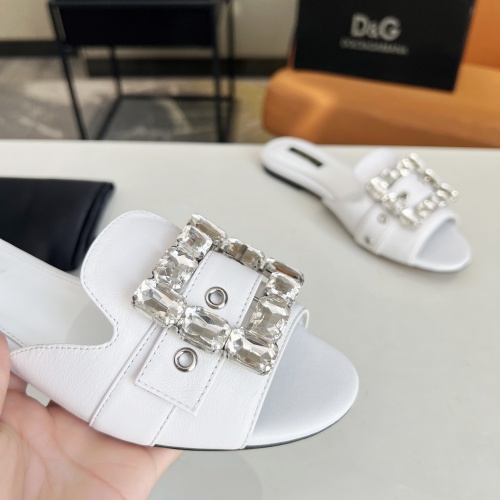 Replica Dolce & Gabbana D&G Slippers For Women #1174388 $85.00 USD for Wholesale