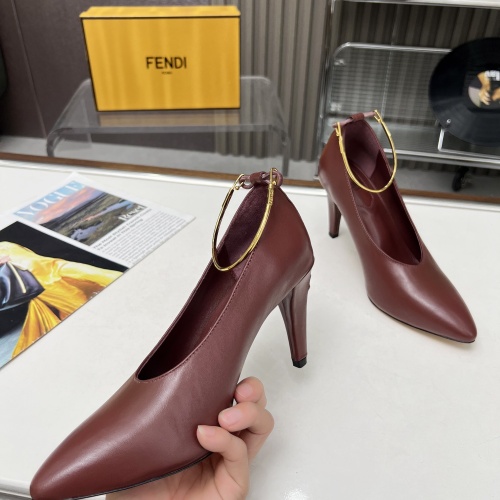 Replica Fendi High-Heeled Shoes For Women #1174416 $98.00 USD for Wholesale