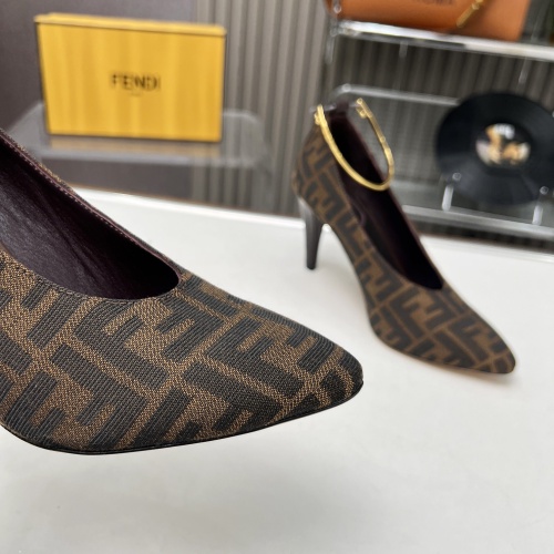 Replica Fendi High-Heeled Shoes For Women #1174423 $98.00 USD for Wholesale
