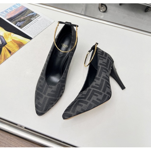 Replica Fendi High-Heeled Shoes For Women #1174424 $98.00 USD for Wholesale