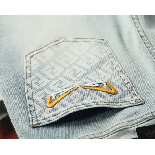 Replica Fendi Jeans For Men #1174492 $56.00 USD for Wholesale