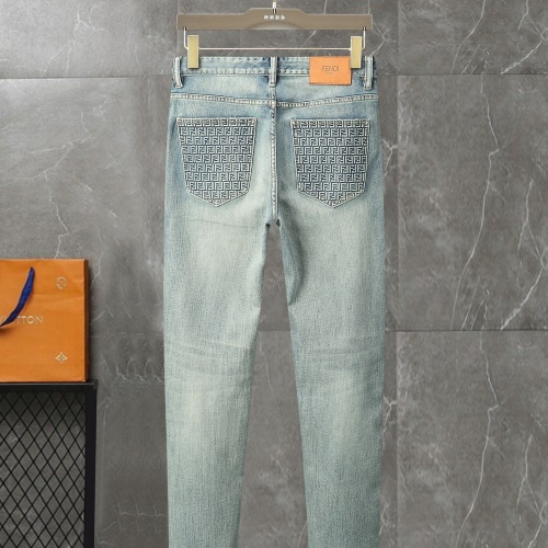 Replica Fendi Jeans For Men #1174493 $56.00 USD for Wholesale