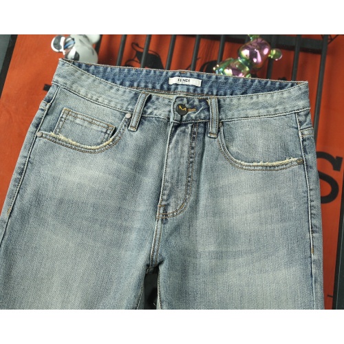 Replica Fendi Jeans For Men #1174493 $56.00 USD for Wholesale