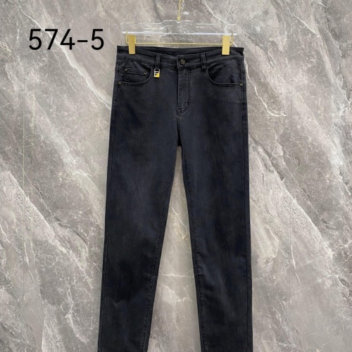 Replica Fendi Jeans For Men #1174500 $56.00 USD for Wholesale