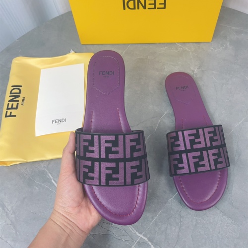 Fendi Slippers For Women #1174558 $80.00 USD, Wholesale Replica Fendi Slippers