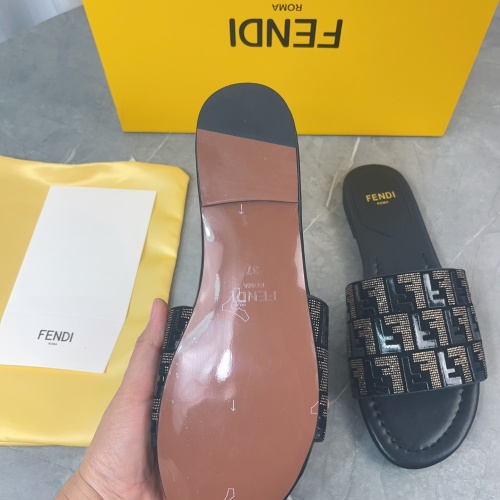 Replica Fendi Slippers For Women #1174560 $80.00 USD for Wholesale
