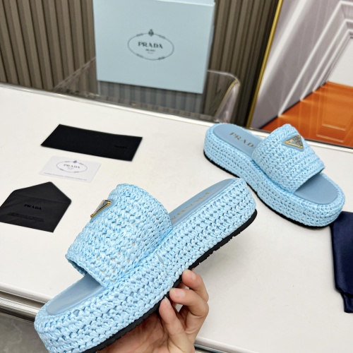 Replica Prada Slippers For Women #1174630 $92.00 USD for Wholesale