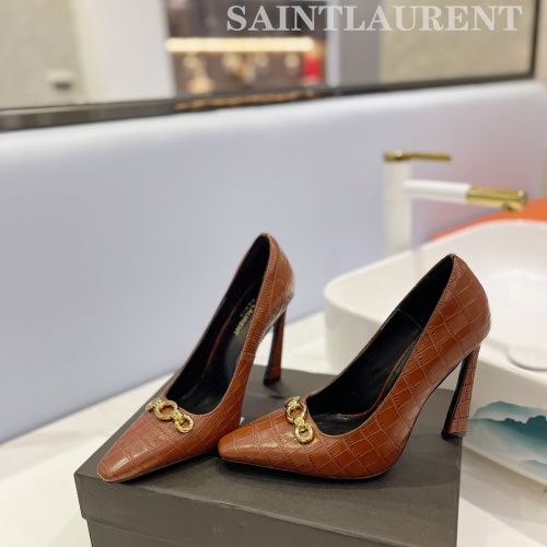 Replica Yves Saint Laurent YSL High-Heeled Shoes For Women #1174643 $115.00 USD for Wholesale