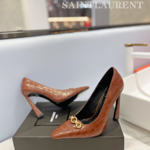 Replica Yves Saint Laurent YSL High-Heeled Shoes For Women #1174643 $115.00 USD for Wholesale