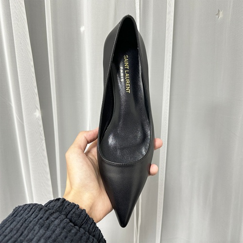 Replica Yves Saint Laurent YSL Flat Shoes For Women #1174662 $100.00 USD for Wholesale