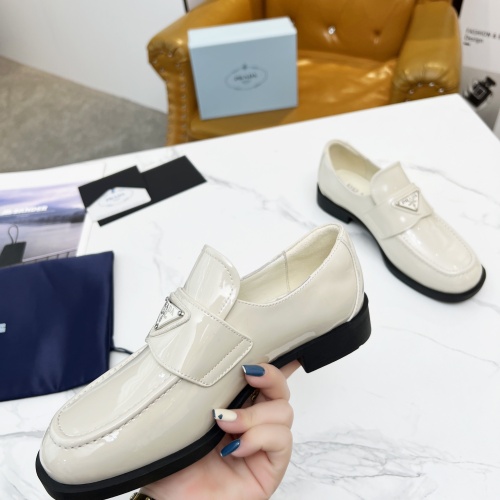 Replica Prada Leather Shoes For Women #1174697 $102.00 USD for Wholesale