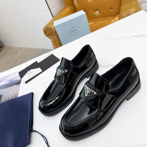 Prada Leather Shoes For Women #1174698 $102.00 USD, Wholesale Replica Prada Leather Shoes