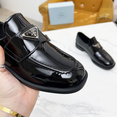 Replica Prada Leather Shoes For Women #1174698 $102.00 USD for Wholesale