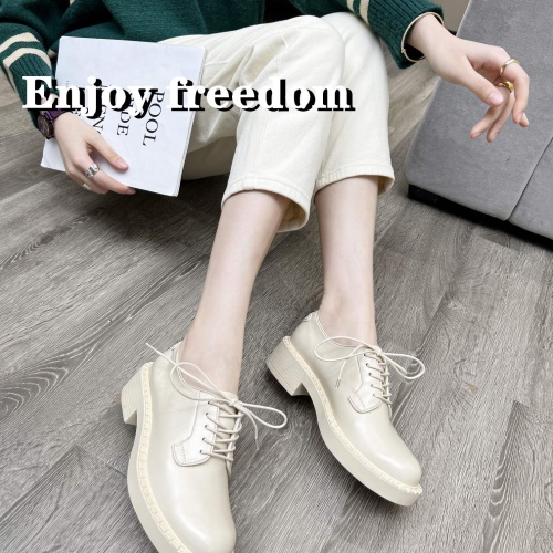 Replica Prada Leather Shoes For Women #1174700 $102.00 USD for Wholesale