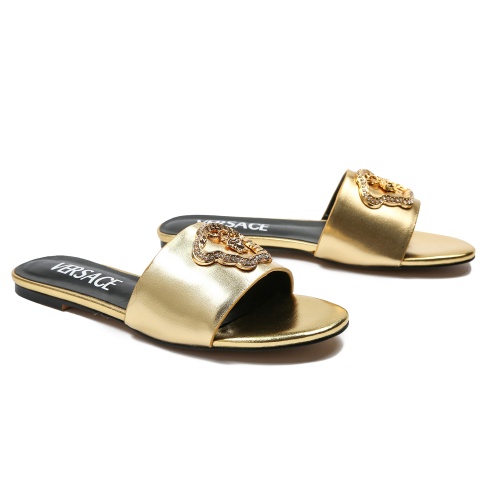 Replica Versace Slippers For Women #1174777 $82.00 USD for Wholesale