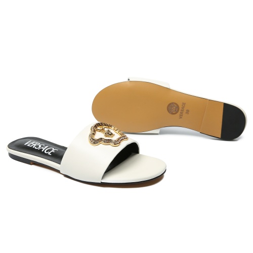 Replica Versace Slippers For Women #1174782 $82.00 USD for Wholesale