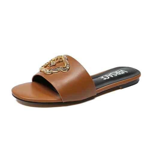 Replica Versace Slippers For Women #1174784 $82.00 USD for Wholesale