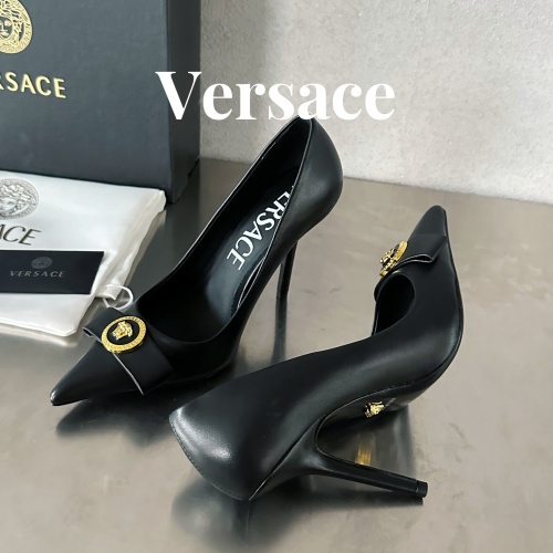 Replica Versace High-Heeled Shoes For Women #1174799 $118.00 USD for Wholesale