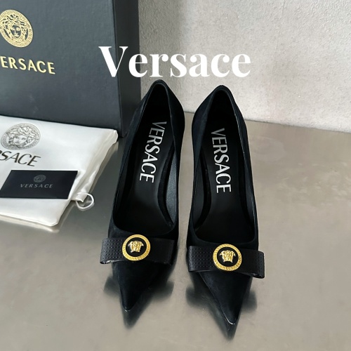 Replica Versace High-Heeled Shoes For Women #1174800 $118.00 USD for Wholesale