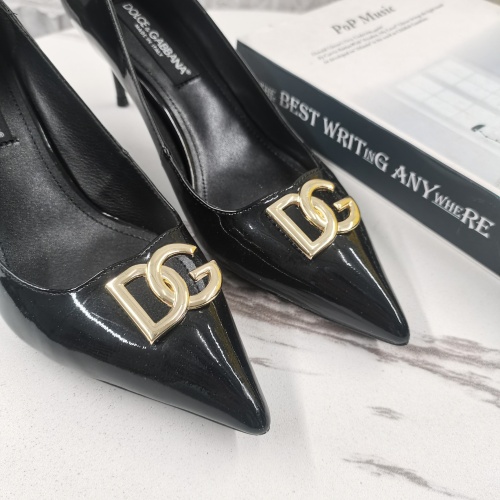 Replica Dolce & Gabbana D&G High-Heeled Shoes For Women #1174806 $130.00 USD for Wholesale