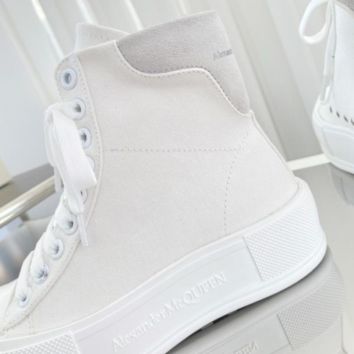 Replica Alexander McQueen High Tops Shoes For Women #1174894 $96.00 USD for Wholesale
