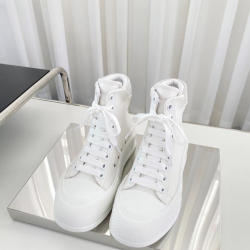 Replica Alexander McQueen High Tops Shoes For Men #1174895 $98.00 USD for Wholesale