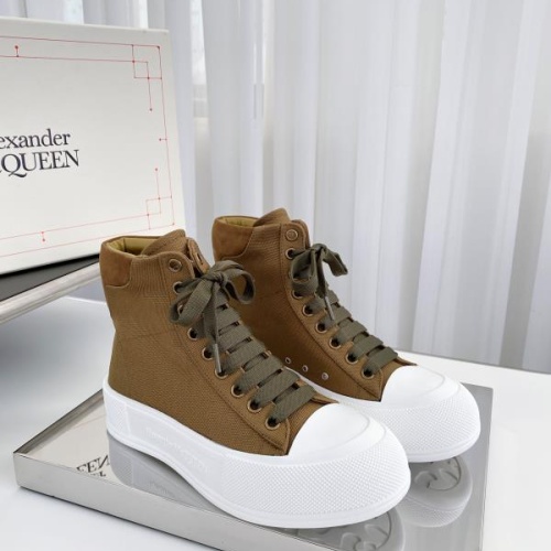Alexander McQueen High Tops Shoes For Women #1174896 $96.00 USD, Wholesale Replica Alexander McQueen High Tops Shoes