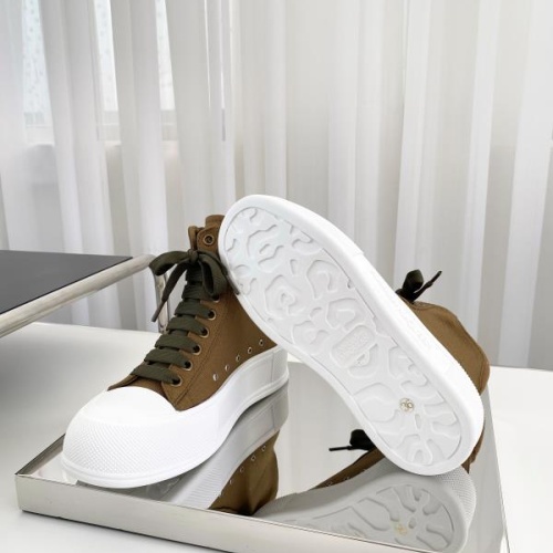 Replica Alexander McQueen High Tops Shoes For Women #1174896 $96.00 USD for Wholesale