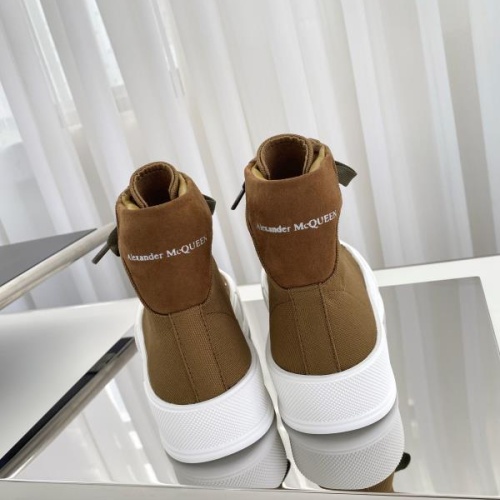 Replica Alexander McQueen High Tops Shoes For Men #1174897 $98.00 USD for Wholesale