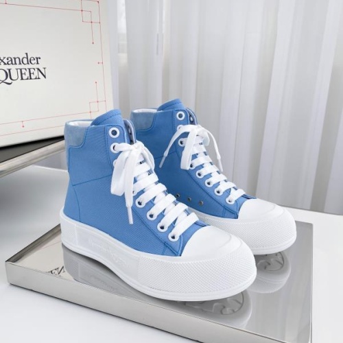 Alexander McQueen High Tops Shoes For Men #1174899 $98.00 USD, Wholesale Replica Alexander McQueen High Tops Shoes