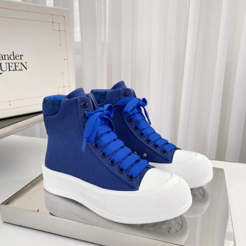Alexander McQueen High Tops Shoes For Men #1174901 $98.00 USD, Wholesale Replica Alexander McQueen High Tops Shoes