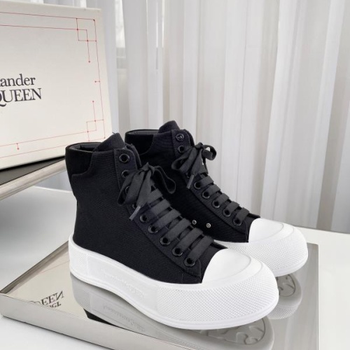 Alexander McQueen High Tops Shoes For Men #1174903 $98.00 USD, Wholesale Replica Alexander McQueen High Tops Shoes
