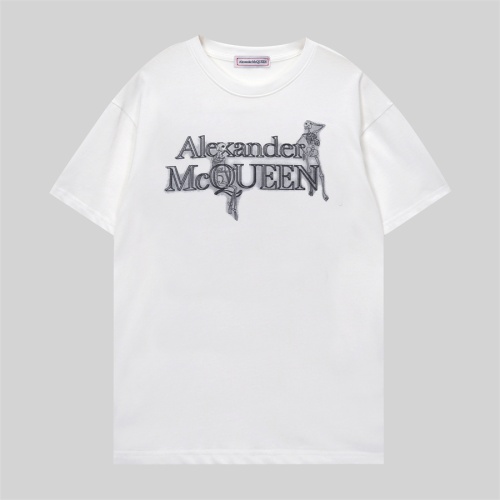 Alexander McQueen T-shirts Short Sleeved For Unisex #1174975 $29.00 USD, Wholesale Replica Alexander McQueen T-shirts