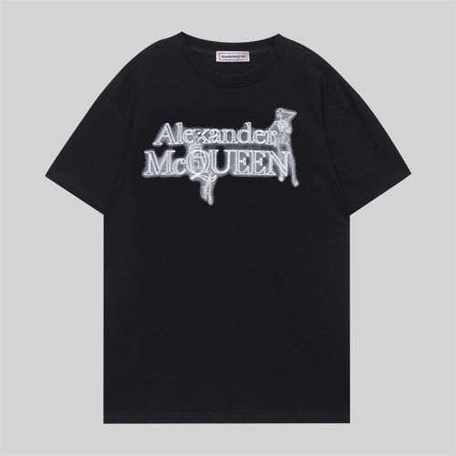 Alexander McQueen T-shirts Short Sleeved For Unisex #1174976 $29.00 USD, Wholesale Replica Alexander McQueen T-shirts