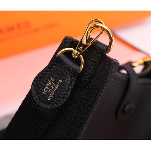 Replica Hermes AAA Quality Messenger Bags In Gold For Women #1174985 $165.00 USD for Wholesale