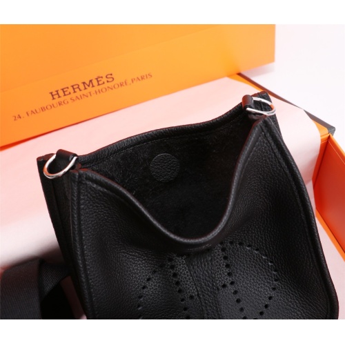 Replica Hermes AAA Quality Messenger Bags In Silver For Women #1174986 $155.00 USD for Wholesale