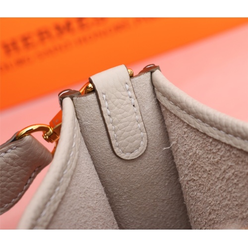 Replica Hermes AAA Quality Messenger Bags In Gold For Women #1174987 $165.00 USD for Wholesale