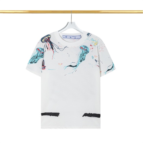 Off-White T-Shirts Short Sleeved For Men #1175049 $29.00 USD, Wholesale Replica Off-White T-Shirts