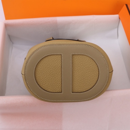 Replica Hermes AAA Quality Handbags In Gold For Women #1175115 $240.00 USD for Wholesale
