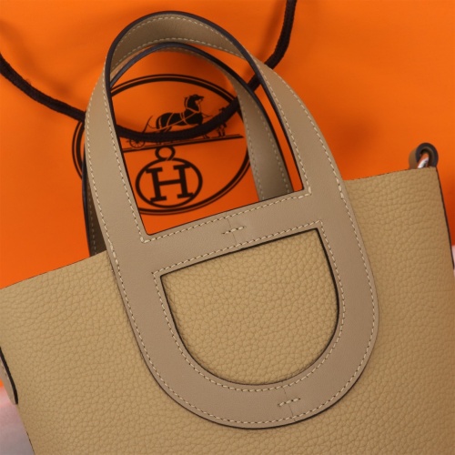 Replica Hermes AAA Quality Handbags In Silver For Women #1175116 $240.00 USD for Wholesale