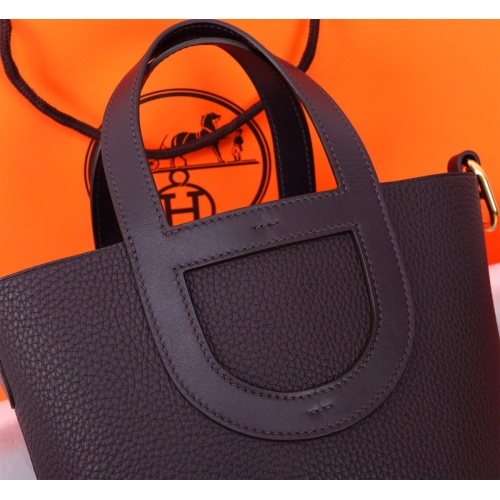 Replica Hermes AAA Quality Handbags In Gold For Women #1175135 $240.00 USD for Wholesale