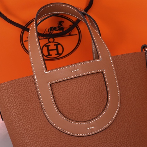 Replica Hermes AAA Quality Handbags In Silver For Women #1175142 $240.00 USD for Wholesale