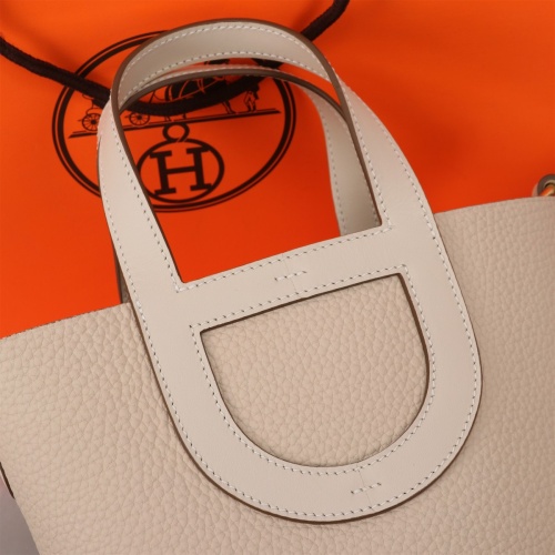 Replica Hermes AAA Quality Handbags In Gold For Women #1175145 $240.00 USD for Wholesale